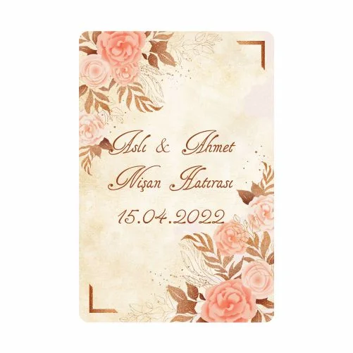 Düğün Nişan ve Kına Temalı Magnet